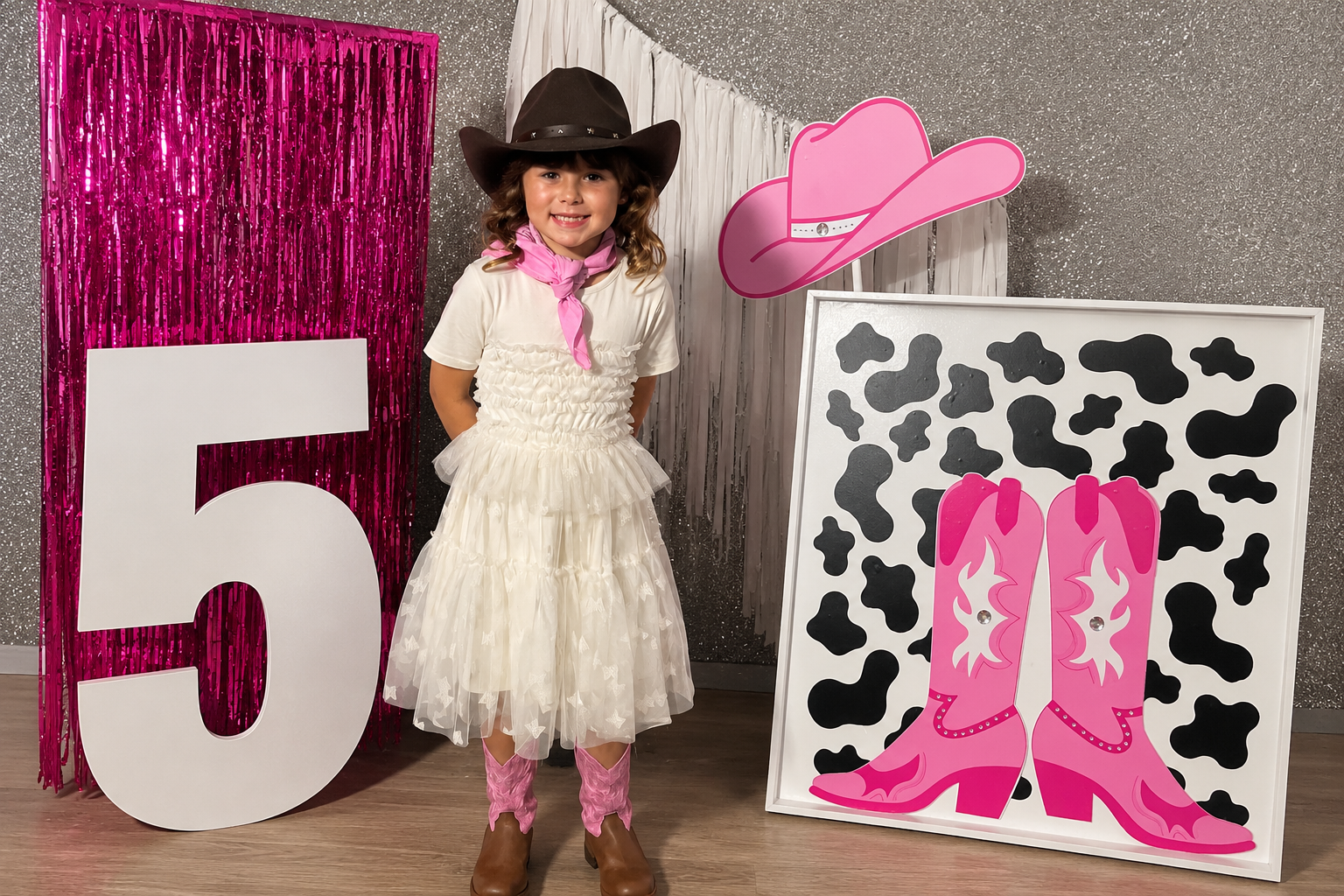 Cowgirl prop hire detail