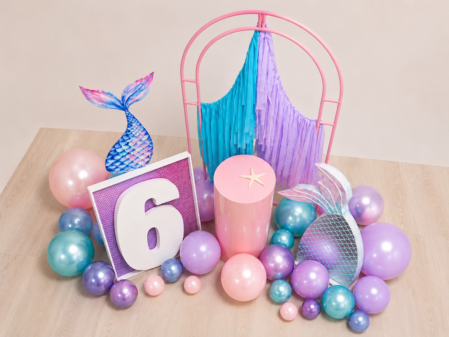 Mermaid prop hire detail