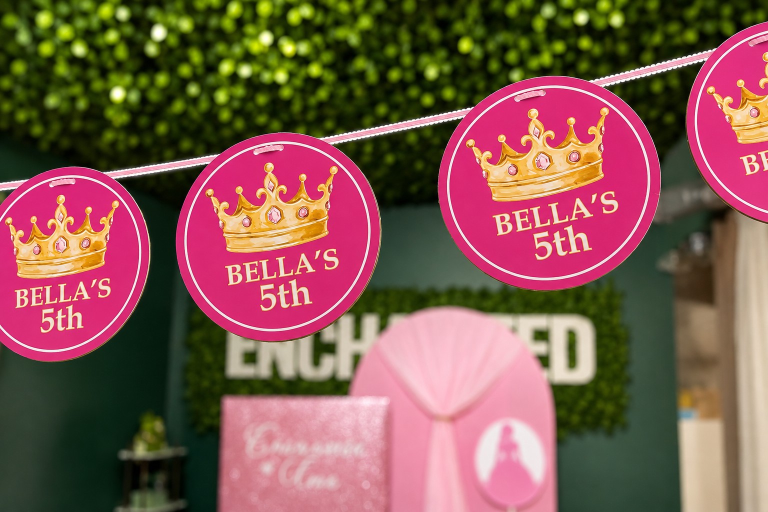 Personalised kids birthday bunting at Kidztown Seaford
